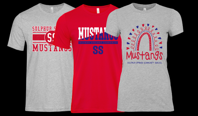 Sulphur Springs Mustangs Spirit Wear is now available!